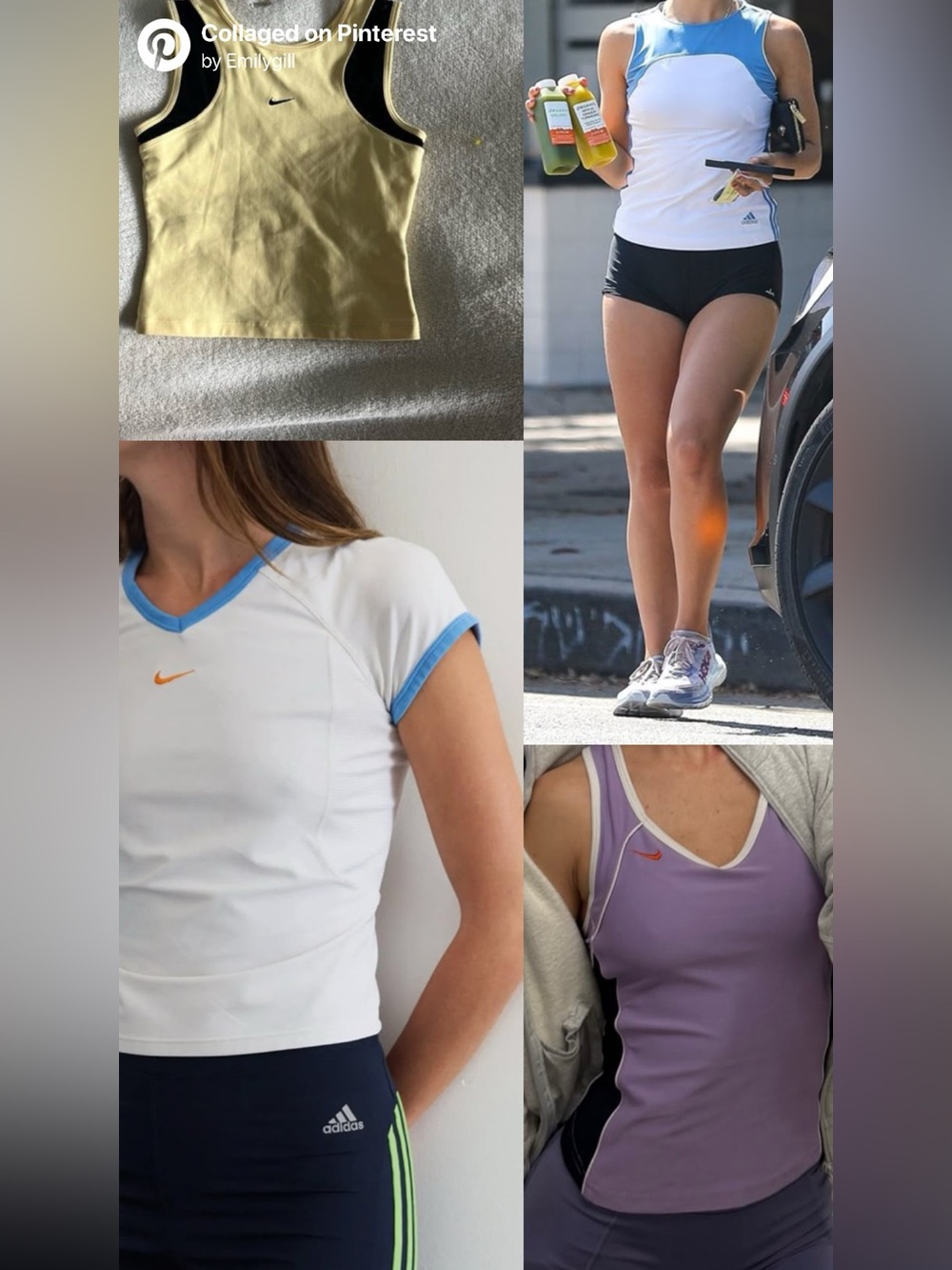 Vintage Nike Run Tank with mesh pockets